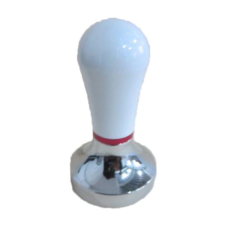 Coffee Tamper PROFESIONAL Mango de Color Blanco