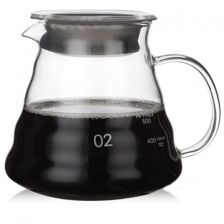 JARRA DE CRISTAL PARA CAFE DE 600ML V60