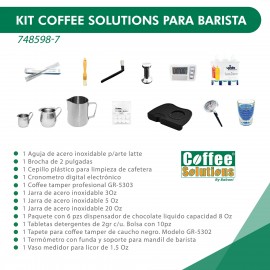 Kit Coffee Solutions Para Barista.