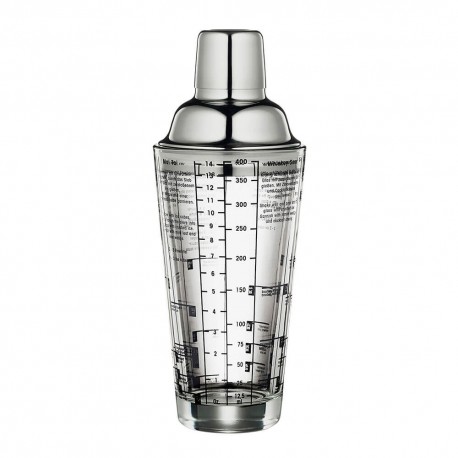 Shaker con Vaso de Cristal 400 ml.