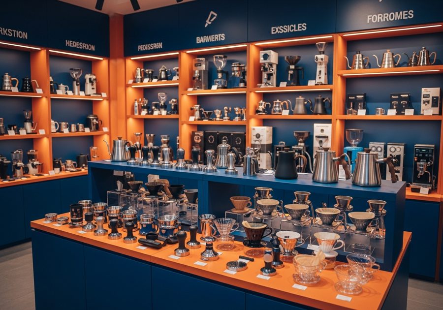 Jarras y vasos para cafetería