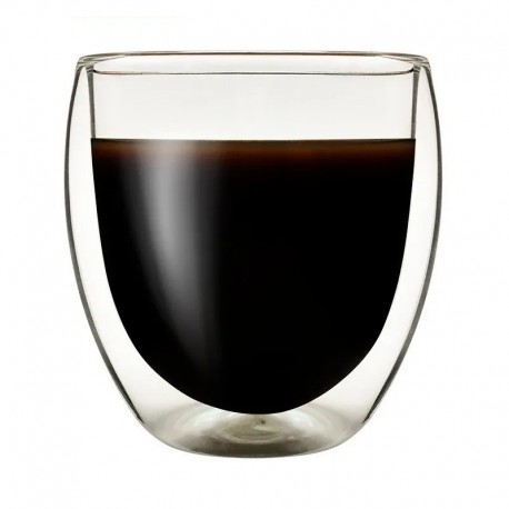 Vaso de Vidrio Doble Fondo 250 ml — arte latte