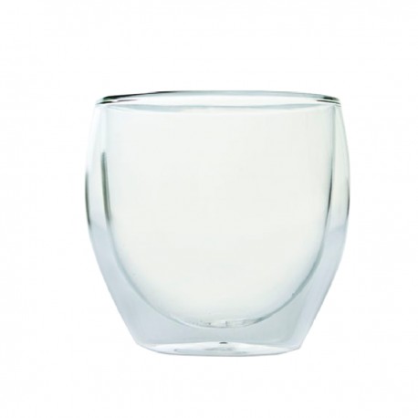 Vaso de Vidrio Doble Fondo 80 ml — arte latte
